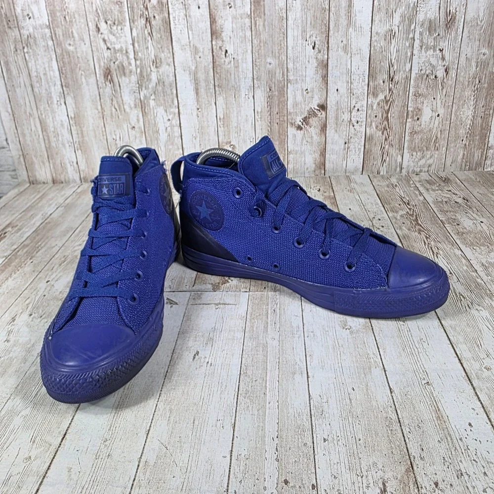 Converse All Star Mid Top Sneakers Purple Casual Shoes Unisex‎ Adult Size 7